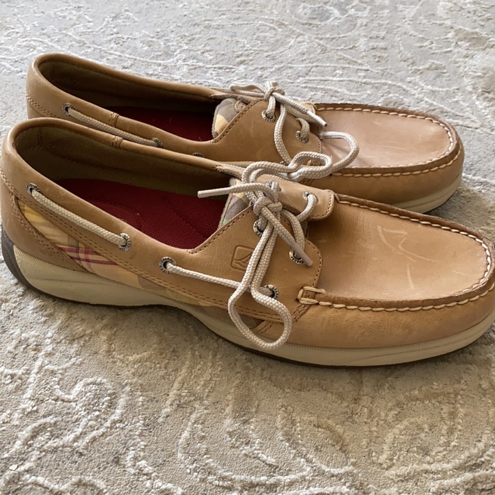SPERRY top sider boat shoes.